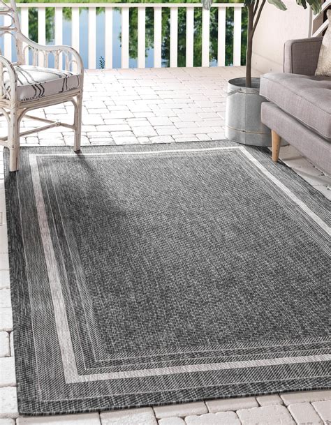 black and white outdoor rug target